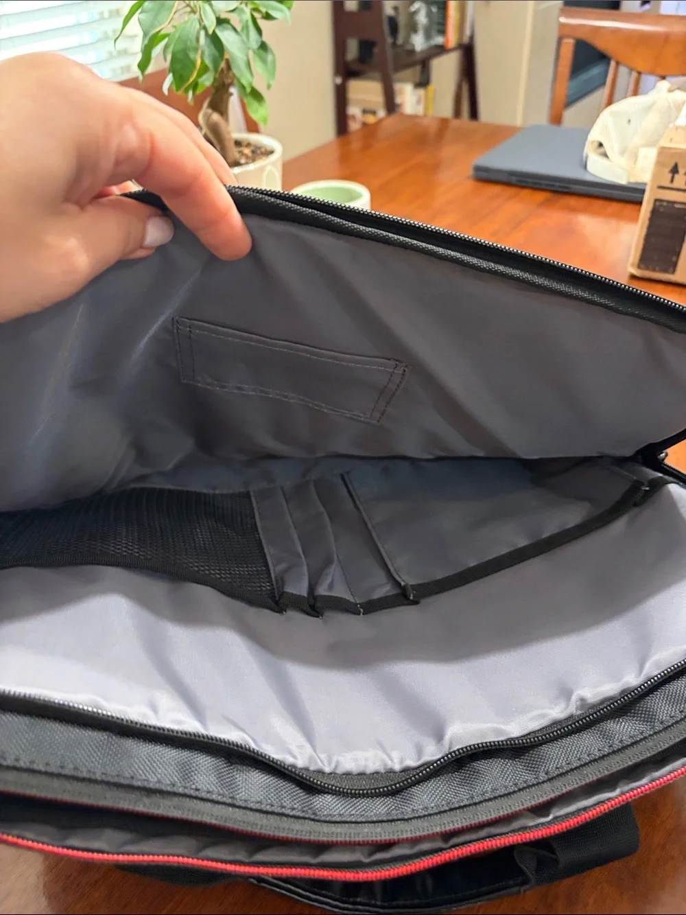 NWOT ThinkPad Black Laptop Briefcase with Red Accent